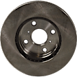 2009 Toyota Yaris - Front, Driver or Passenger Side Brake Disc, Natural Finish, Plain Surface, Vented, 4 Lugs, 255.02 mm, 1.5L 4Cyl, Pro-Line Series
