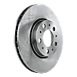 2006 Volvo S60 - Front, Driver or Passenger Side Brake Disc, Natural Finish, Plain Surface, Vented, 5 Lugs, 285.7 mm, 2.5L 5Cyl, Pro-Line Series