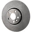 Front, Driver or Passenger Side Brake Disc, Natural Finish, Plain Surface, Vented, 5 Lugs, 328.17 mm, Pro-Line Series