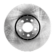 Front, Driver or Passenger Side Brake Disc, Natural Finish, Plain Surface, Vented, 5 Lugs, 327.91 mm, Pro-Line Series