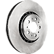 Front, Driver or Passenger Side Brake Disc, Natural Finish, Plain Surface, Vented, 5 Lugs, 335.53 mm, Pro-Line Series
