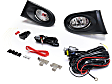 Front, Driver and Passenger Side Halogen Fog Light, With bulb(s)