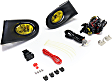 Front, Driver and Passenger Side Halogen Fog Light, With bulb(s)