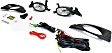 Front, Driver and Passenger Side Halogen Fog Light, With bulb(s)