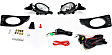 Front, Driver and Passenger Side Halogen Fog Light, With bulb(s)