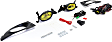 Front, Driver and Passenger Side Halogen Fog Light, With bulb(s)