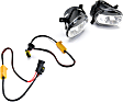 Front, Driver and Passenger Side LED Fog Light, With bulb(s)