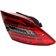 Driver and Passenger Side Tail Light, with Bulbs, LED, Smoked Lens