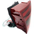 Driver and Passenger Side Tail Light, with Bulbs, LED, Smoked Lens