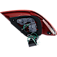 Driver and Passenger Side Tail Light, with Bulbs, LED, Smoked Lens