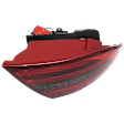 Driver and Passenger Side Tail Light, with Bulbs, LED, Smoked Lens