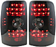 2004 Chevrolet Tahoe - Driver and Passenger Side LED Tail Light, With bulb(s), Fits Models With Liftgate Only, Does Not Fit Models With Barn Doors Or Split Doors , Smoked Lens, Black Interior