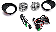 Front, Driver and Passenger Side Halogen Fog Light, With bulb(s)
