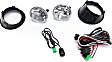 Front, Driver and Passenger Side Halogen Fog Light, With bulb(s)