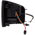 Driver and Passenger Side Tail Light, with Bulbs, LED, Smoked Lens, Chrome Interior