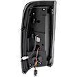 2001-2003 GMC Sierra 2500 HD - Driver and Passenger Side Tail Light, with Bulbs, LED, Smoked Lens, Black Interior, Except Hybrid