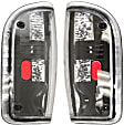2002 Ford Ranger - Driver and Passenger Side LED Tail Light, With bulb(s), 4-Door, Clear Lens, Black Interior, Extended Cab Pickup