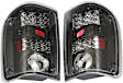 2002 Ford Ranger - Driver and Passenger Side LED Tail Light, With bulb(s), 4-Door, Clear Lens, Black Interior, Extended Cab Pickup