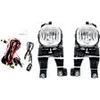 Front, Driver and Passenger Side Fog Lights, with Bulb(s), Halogen