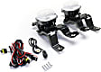 Front, Driver and Passenger Side Fog Lights, with Bulb(s), Halogen