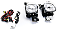 Front, Driver and Passenger Side Fog Lights, with Bulb(s), Halogen