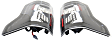 2015-2017 Ford F-150 - Driver and Passenger Side Tail Lights, with Bulbs, LED, Clear Lens, Black Interior