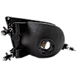 Driver and Passenger Side Headlights, without Bulb, Halogen, Clear Lens, Chrome Interior