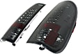 Driver and Passenger Side Tail Light, with Bulbs, LED, Smoked Lens