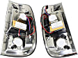 Driver and Passenger Side Tail Light, with Bulbs, LED, Smoked Lens