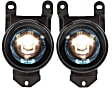 Front, Driver and Passenger Side Fog Light, With bulb(s), Halogen