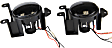 Front, Driver and Passenger Side Fog Light, With bulb(s), Halogen