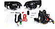 Front, Driver and Passenger Side Fog Light, With bulb(s), Halogen