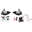Front, Driver and Passenger Side Halogen Fog Light, With bulb(s)
