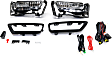 Front, Driver and Passenger Side Fog Lights, with Bulbs, Halogen, 4-Door, Sedan