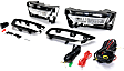 Front, Driver and Passenger Side Fog Lights, with Bulbs, Halogen, 4-Door, Sedan