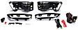Front, Driver and Passenger Side Fog Lights, with Bulbs, Halogen, 4-Door, Sedan