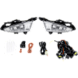 Front, Driver and Passenger Side Fog Light, With bulb(s), Halogen