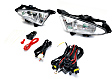 Front, Driver and Passenger Side Fog Light, With bulb(s), Halogen