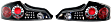 Driver and Passenger Side Tail Light, with Bulbs, Halogen, Clear Lens, Black Interior, Base Model