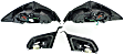 2012 Infiniti G37 X - Driver and Passenger Side Halogen Tail Light, With bulb(s), 4-Door, Sedan, Clear Lens, Chrome Interior