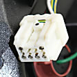 Driver and Passenger Side Tail Light, with Bulbs, Halogen, Clear Lens, Black Interior