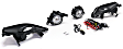 Front, Driver and Passenger Side Halogen Fog Light, With bulb(s)