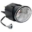 Front, Driver and Passenger Side Halogen Fog Light, With bulb(s)