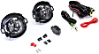 Front, Driver and Passenger Side Fog Light, With bulb(s), Halogen