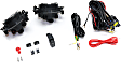 Front, Driver and Passenger Side Fog Light, With bulb(s), Halogen