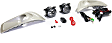 Front, Driver and Passenger Side Halogen Fog Light, With bulb(s)