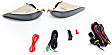 Front, Driver and Passenger Side Halogen Fog Light, With bulb(s)