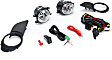 Front, Driver and Passenger Side Halogen Fog Light, With bulb(s)