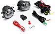 Front, Driver and Passenger Side Halogen Fog Light, With bulb(s)