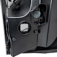 Driver and Passenger Side Tail Light, with Bulbs, LED, Smoked Lens, Black Interior